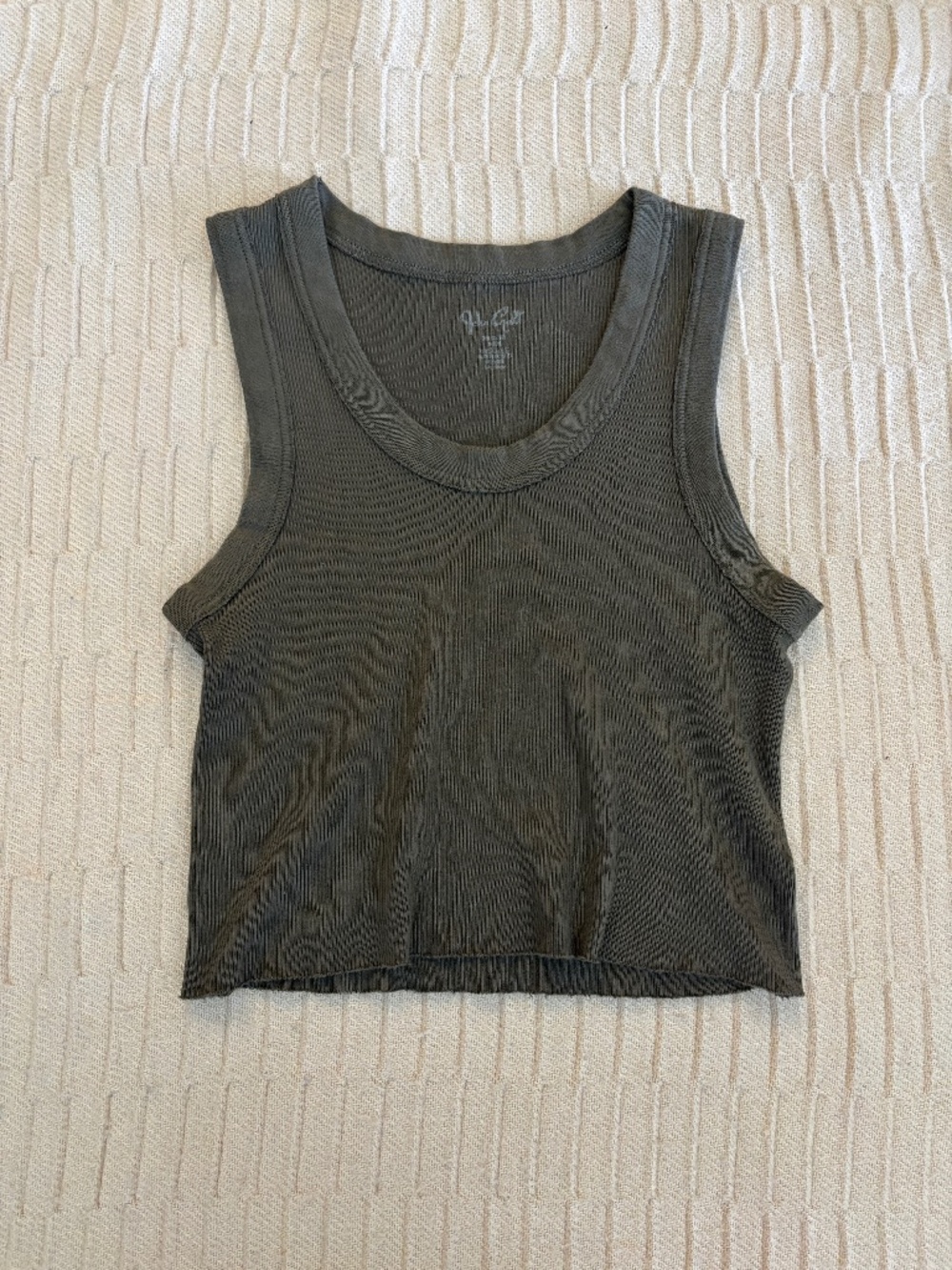 BRANDY MELVILLE John Galt Army Green Connor Tank Top